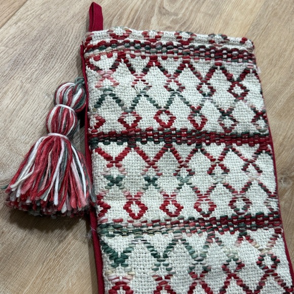 (2) Rachel Zoe Aztec Boho Aspen Christmas Stocking 22” new - Picture 3 of 5